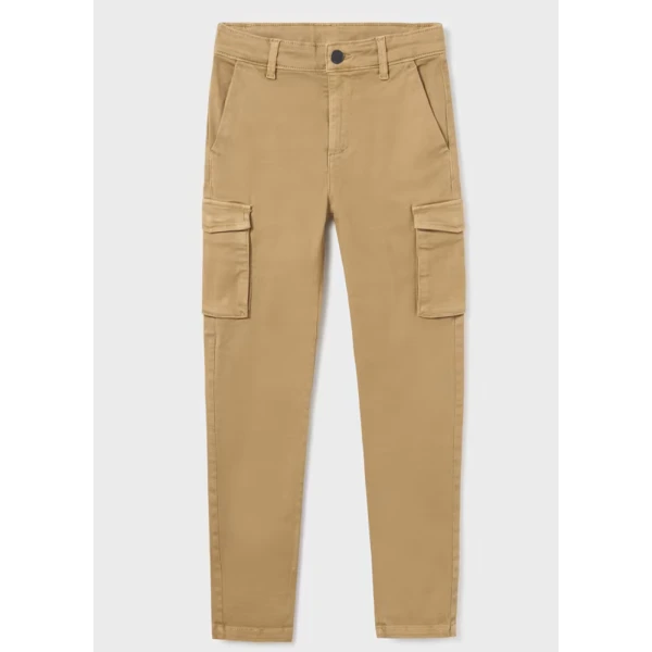 MAYORAL TROUSERS CARGO SLIM TAN