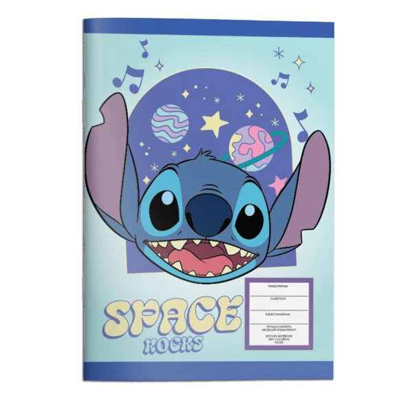 LILO & STITCH STAPLE NOTEBOOK 17X25 40 SHEETS – 2 DESIGNS