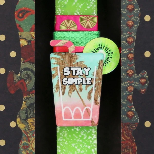 SYNCHRONIA HANDMADE CANDLE 20 cm COCKTAIL MAGNET - SIMPLE