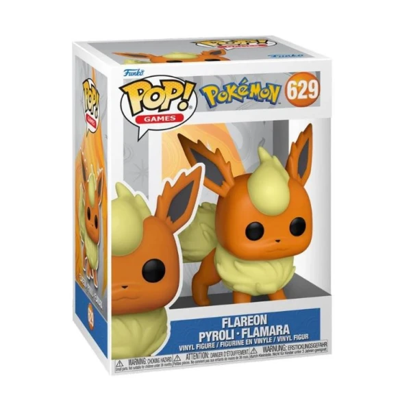 FUNKO POP! ΦΙΓΟΥΡΑ ΒΙΝΥΛΙΟΥ GAMES POKEMON FLAREON PYROLI FLAMARA 629