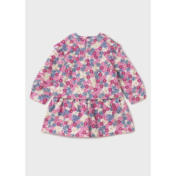 MAYORAL DRESS PRINTED PINK-FUCHSIA