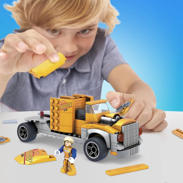 MEGA BLOKS HOT WHEELS TWINDUCTION HAULER PACK 300 pcs