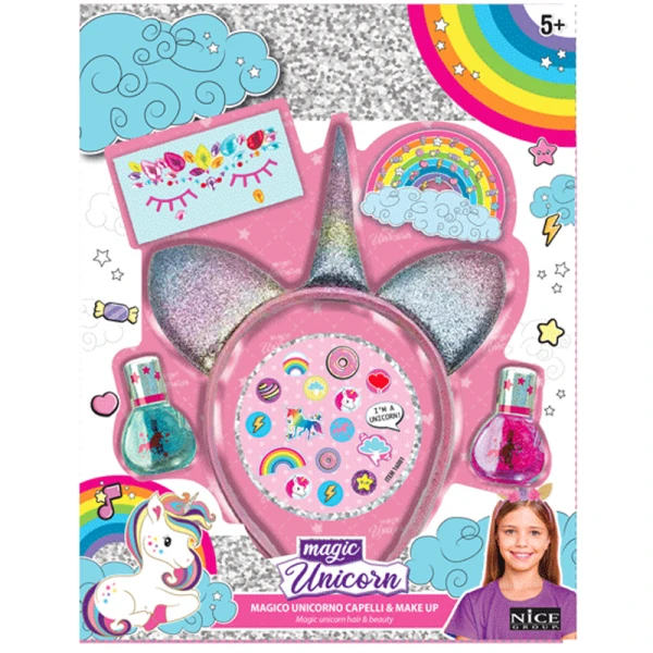 ΣΕΤ ΜΑΛΛΙΩΝ ΚΑΙ ΟΜΟΡΦΙΑΣ GIRABRILLA MAGIC UNICORN
