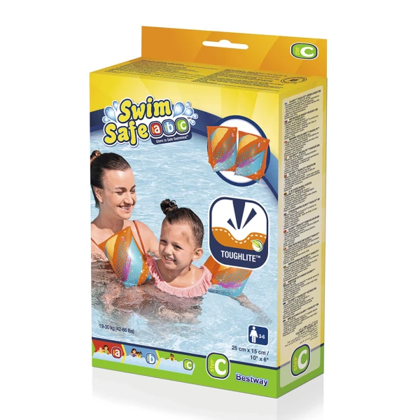 BESTWAY SWIM SAFE ΜΠΡΑΤΣΑΚΙΑ COLORIFY TOUGHLITE 3-6 ΕΤΩΝ