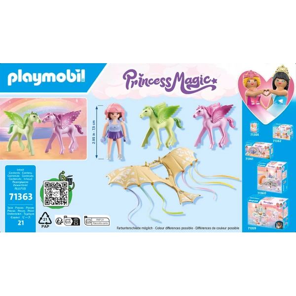 PLAYMOBIL PRINCESS MAGIC TRIP WITH PEGASUS FOALS IN THE CLOUDS