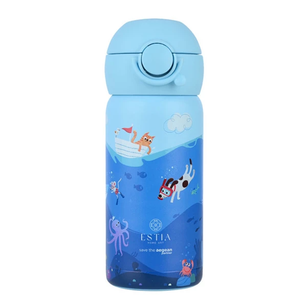 ΘΕΡΜΟΣ ΠΑΙΔΙΚΟ WONDER BOTTLE SAVE THE AEGEAN 350ml - OCEAN PLAY