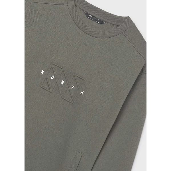 MAYORAL SWEATSHIRT EMBOSSED OLIVE 