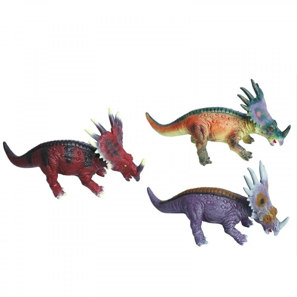 SOFT DINOSAUR LENGTH 35 cm IN BAG - 3 DESIGNS