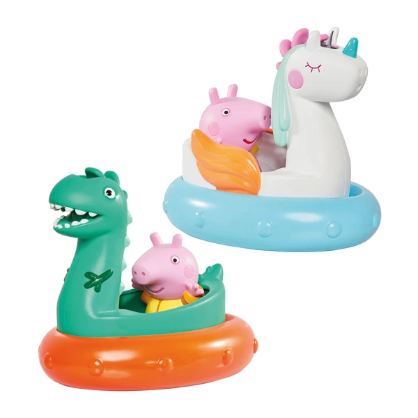 TOMY TOOMIES ΒΡΕΦΙΚΟ ΠΑΙΧΝΙΔΙ ΦΟΥΣΚΩΤΑ ΣΩΣΙΒΙΑ PEPPA PIG - 2 ΣΧΕΔΙΑ