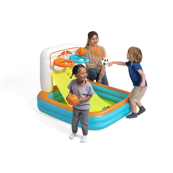 BESTWAY PLAYSET 120X107X84 cm KICK \'N SWISH BALL
