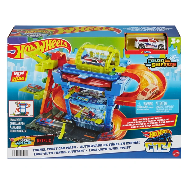 HOT WHEELS ΝΕΟ ΠΛΥΝΤΗΡΙΟ TUNNEL TWIST CAR WASH