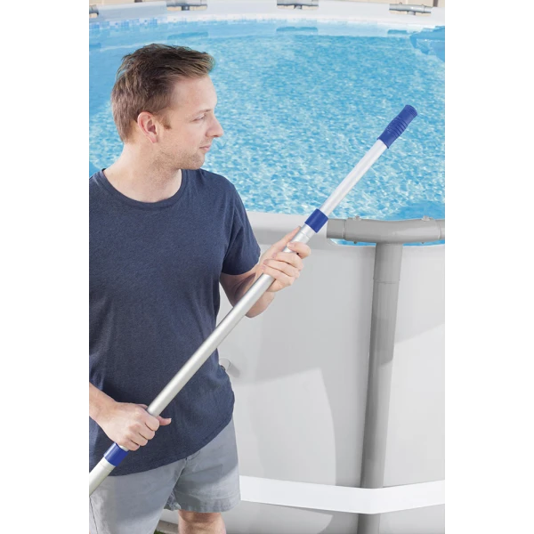 BESTWAY FLOWCLEAR ΤΗΛΕΣΚΟΠΙΚΟ ΚΟΝΤΑΡΙ ΑΛΟΥΜΙΝΙΟΥ 360 cm