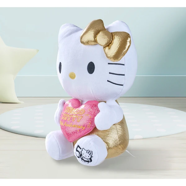 PLUSH 30 cm 50th ANNIVERSARY HELLO KITTY