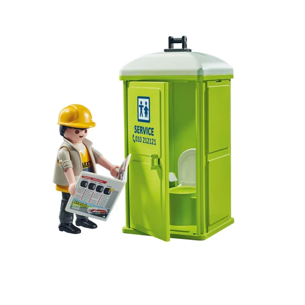 PLAYMOBIL CITY ACTION ΧΗΜΙΚΗ ΤΟΥΑΛΕΤΑ