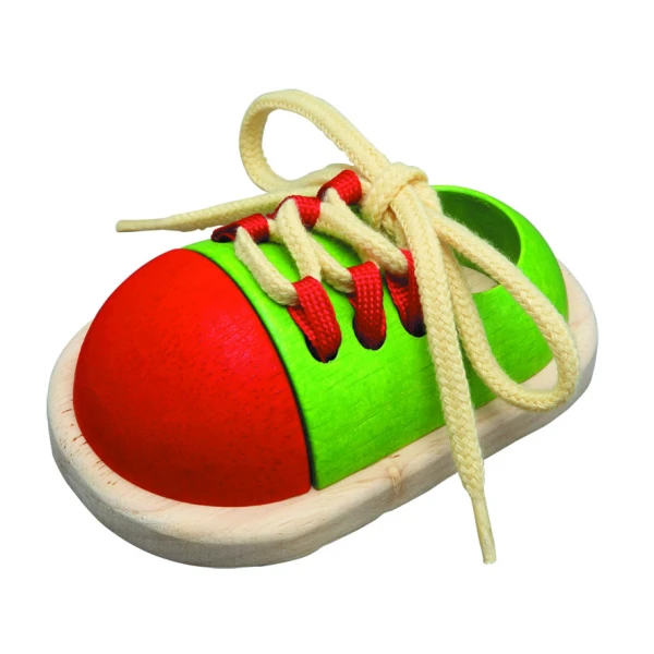 WOODEN GAME PLAN TOYS - TIE-UP SHOE