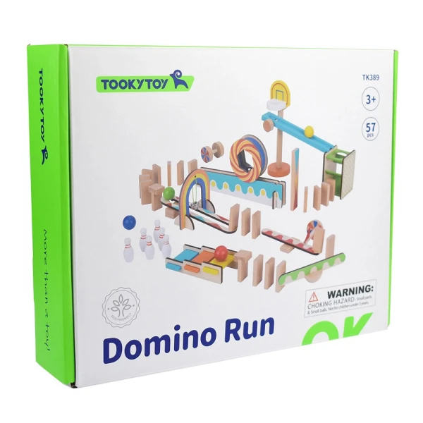 WOODEN DOMINO RUN