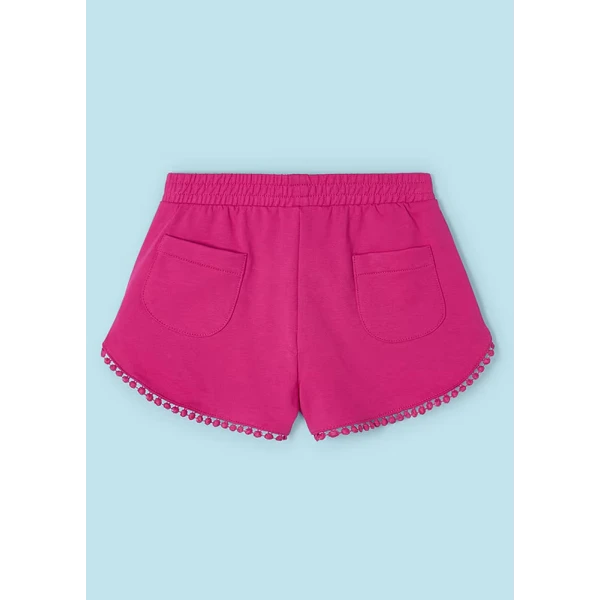 MAYORAL SHORT PANTS BASIC SWEATSHIRT FUCHSIA