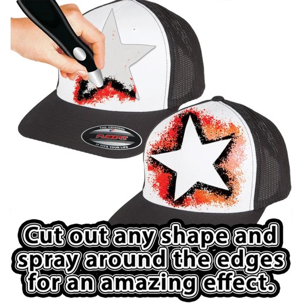 SPLAT PLANET ELECTRIC AIRBRUSH GRAFFITI PEN WITH 12 MARKERS