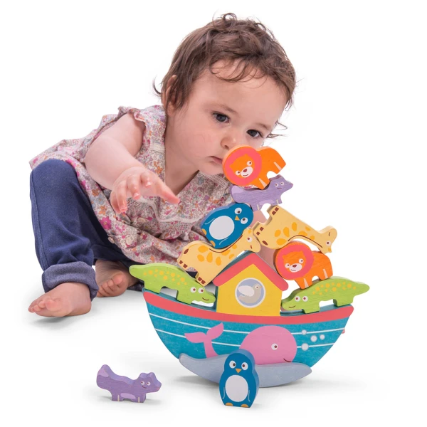 LE TOY VAN ΞΥΛΙΝΟ ΠΑΙΧΝΙΔΙ ΙΣΟΡΡΟΠΙΑΣ ΚΙΒΩΤΟΣ ΤΟΥ ΝΩΕ