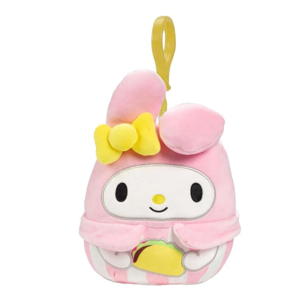 SQUISHMALLOWS SANRIO PLUSH KEYCHAIN 9 cm. FOOD TRUCK TREATS - MY MELODY