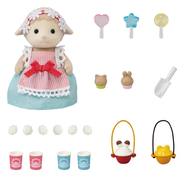 THE SYLVANIAN FAMILIES POPCORN DELIVERY TRIKE 5653