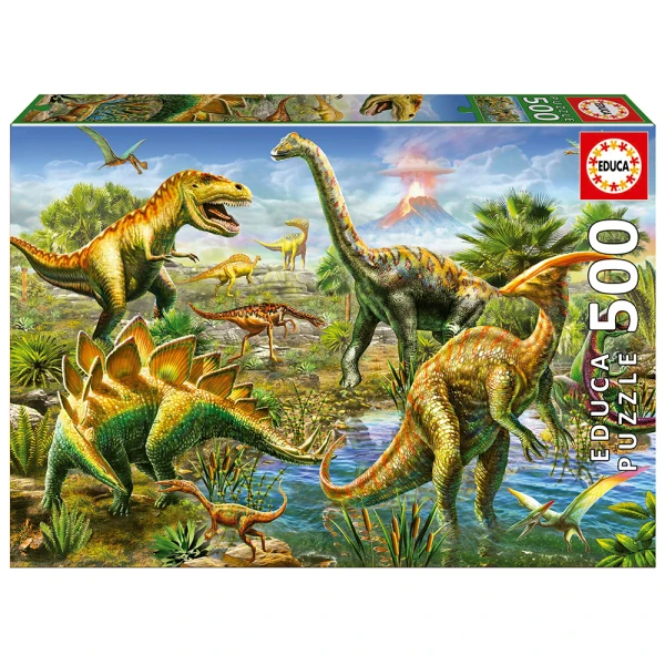 EDUCA PUZZLE 500 pcs JURASSIC PLAYGROUND
