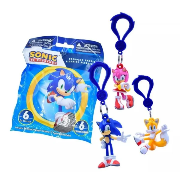 KEYCHAIN SONIC SERIES 3 - 6 DESIGNS
