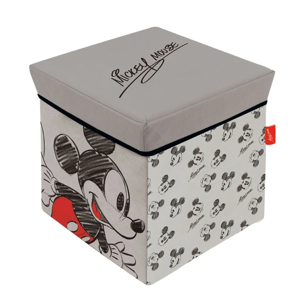 STORAGE STOOL 30X30X30 cm - MICKEY