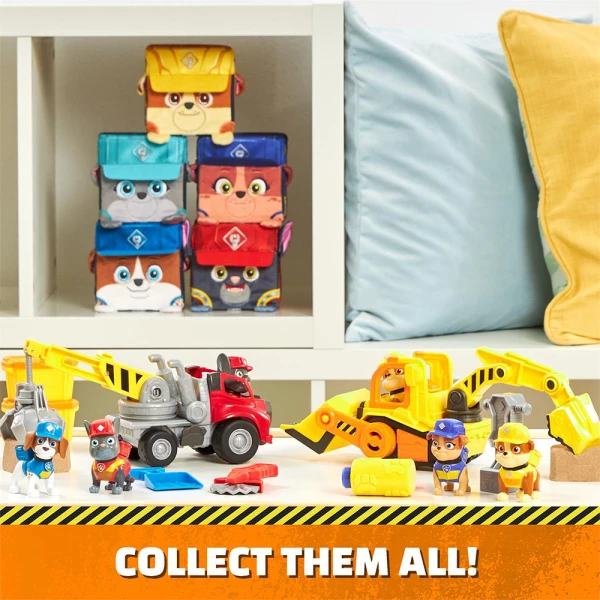 PAW PATROL RUBBLE & CREW BUILT-IT PACK - 2 DESIGNS