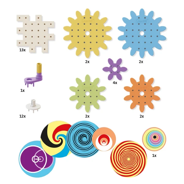 QUERCETTI KALEIDO GEARS PLAY ECO 38 τεμ.