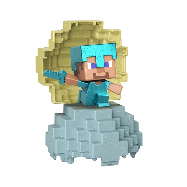MINECRAFT MINI MODE ΑΥΓΟ ΜΕ ΦΙΓΟΥΡA - STEVE IN SHINING ARMOR
