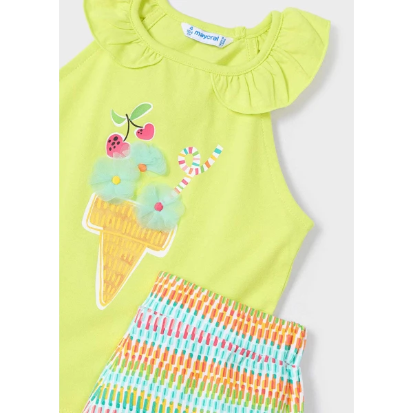 MAYORAL SET SHORTS YELLOW 