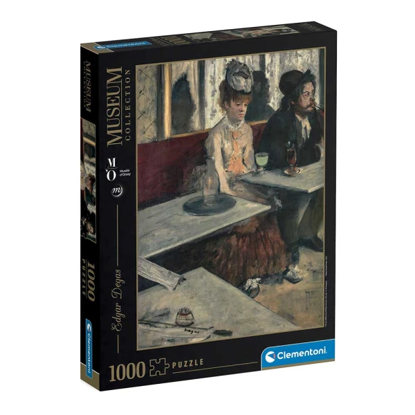 CLEMENTONI PUZZLE MUSEUM COLLECTION EDGAR DEGAS L\'ABSINTHE 1000 pcs