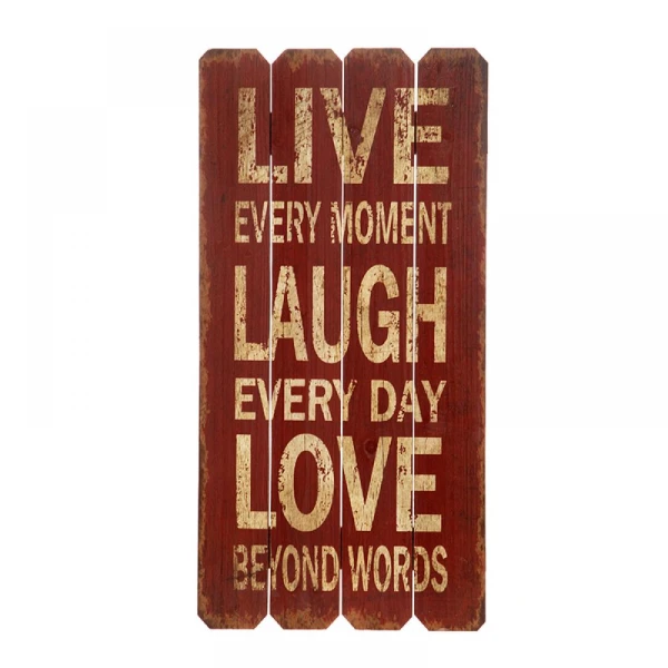 ΠΙΝΑΚΑΚΙ 30Χ60 εκ. LIVE-LAUGH-LOVE
