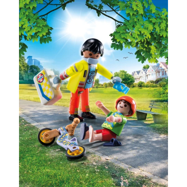 PLAYMOBIL CITY LIFE ΔΙΑΣΩΣΤΗΣ ΜΕ ΠΑΙΔΑΚΙ