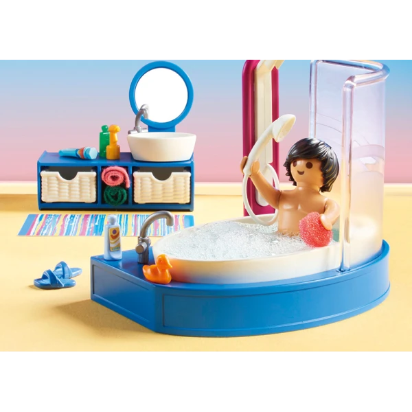 PLAYMOBIL DOLLHOUSE - BATHROOM WITH TUB