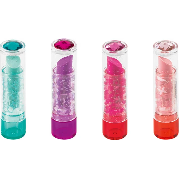 FUN ERASER LIPSTICK 7X2 cm - 4 COLOURS
