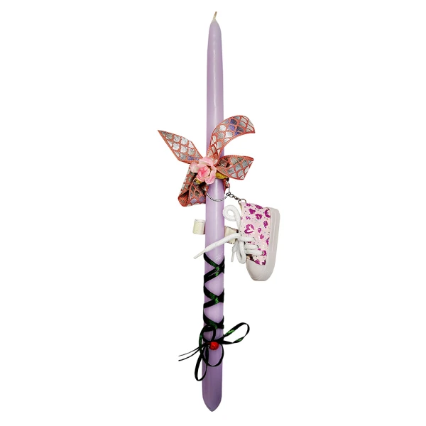 EASTER CANDLE KEY CHAIN SHOE - 2 DESIGNS
