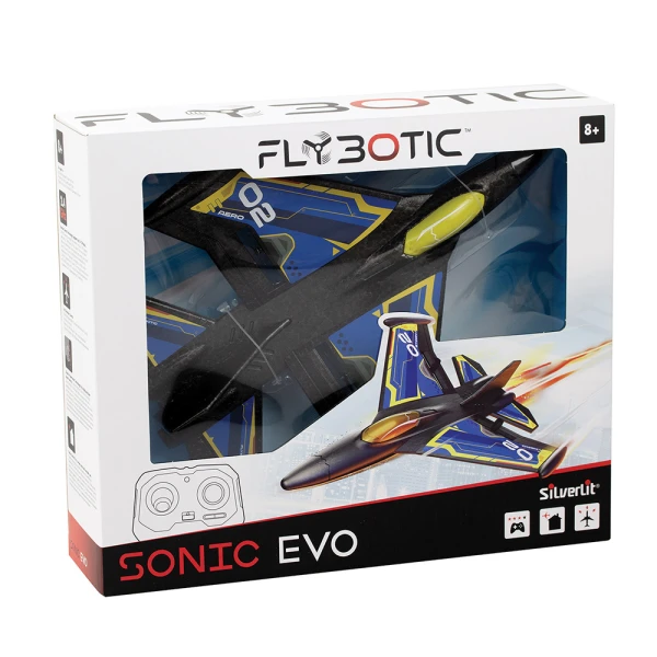 SILVERLIT FLYBOTIC SONIC EVO ΤΗΛΕΚΑΤΕΥΘΥΝΟΜΕΝΟ ΑΕΡΟΠΛΑΝΟ ΜΠΛΕ ΓΙΑ 8+ ΧΡΟΝΩΝ