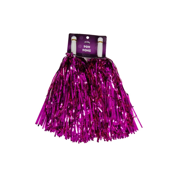 CARNIVAL SET POM POMS 2 pcs - 6 COLOURS