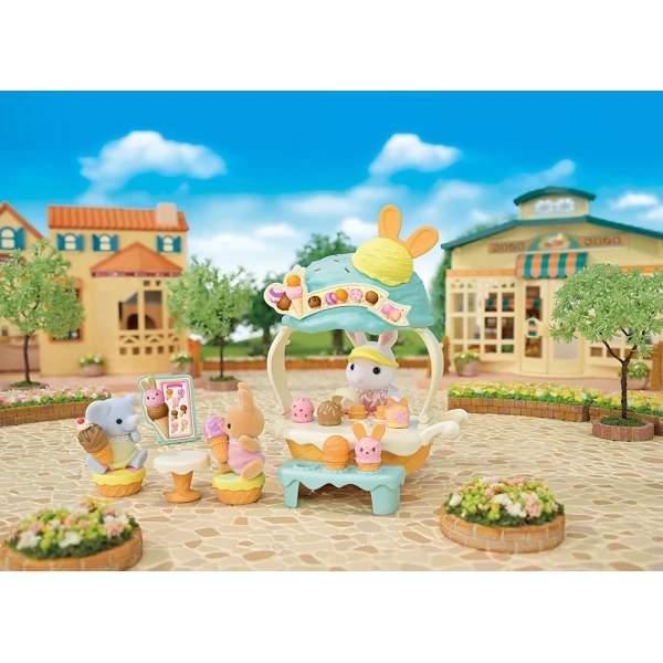 THE SYLVANIAN FAMILIES ICE CREAM CART PLAYSET