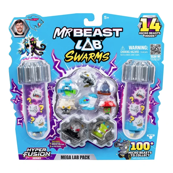 MR. BEAST LAB 14 FIGURES FUSION MEGAPACK - 2 DESIGNS