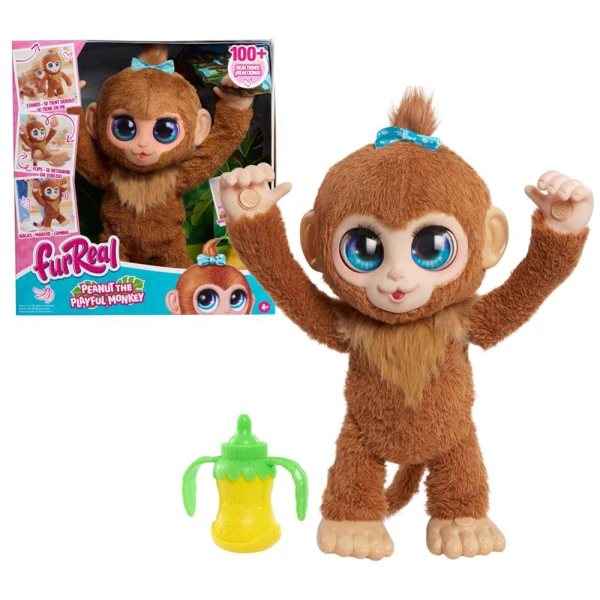 FURREAL INTERACTIVE PLUSH PEANUT THE MONKEY