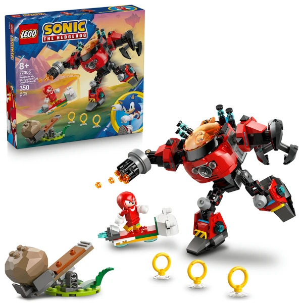 LEGO® SONIC THE HEDGEHOG™ KNUCKLES VS. ΕΞΩΣΤΟΛΗ EGG CRUSHER ΤΟΥ DR. EGGMAN