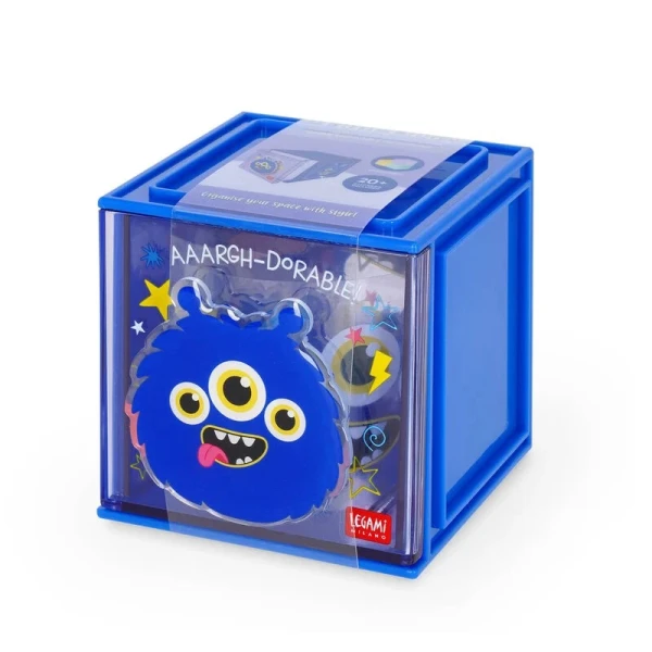 LEGAMI STACKABLE DESK STORAGE BOX - MONSTER