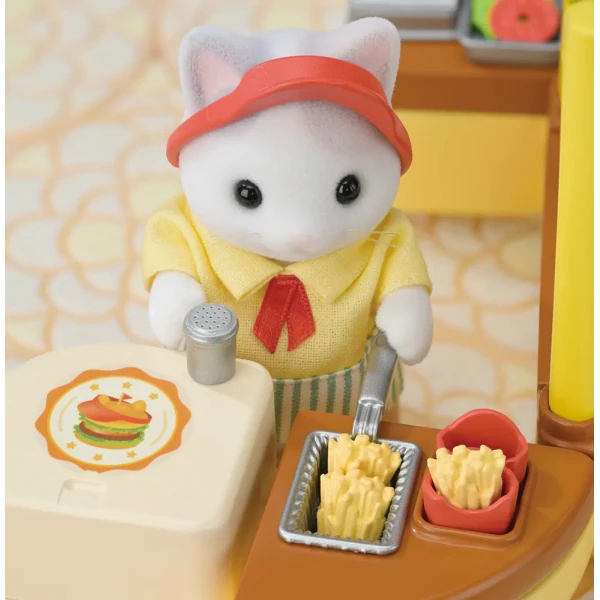 THE SYLVANIAN FAMILIES ΣΕΤ ΠΑΙΧΝΙΔΙΟΥ HAMBURGER STAND