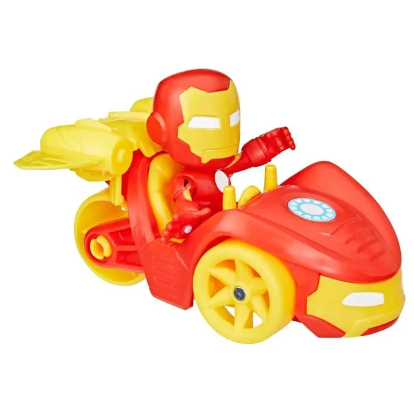 SPIDEY AND HIS AMAZING FRIENDS IRON RACER AND ACCESSORY