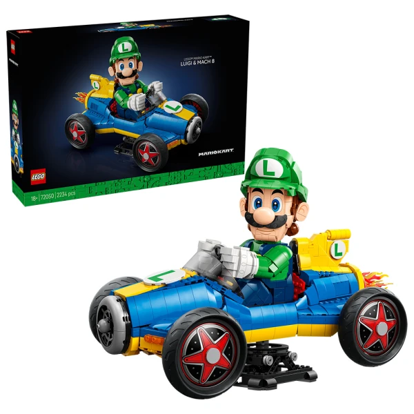 LEGO® SUPER MARIO™ MARIO KART™ ΛΟΥΪΤΖΙ & MACH 8
