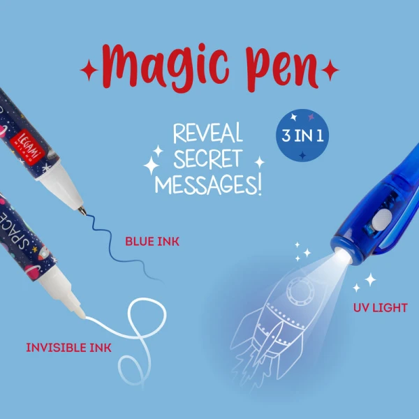LEGAMI MAGIC PEN WITH INVISIBLE INK - SPACE