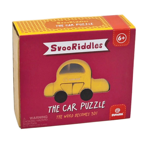 SVOORA SVOORIDLES 3D PUZZLE WOODEN CAR